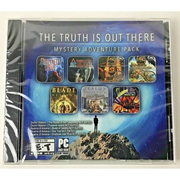 Mystery Adventure Pack The Truth is Out There 7 PC DVD-ROM Games - Picture 1 of 2